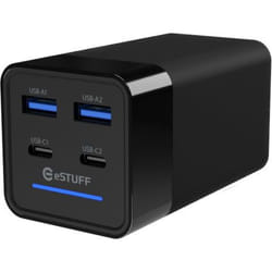 eSTUFF ES635201 Caricabatterie per dispositivi mobili Computer portatile, Smartphone, Tablet, Universale Nero AC Interno
