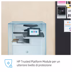 HP Color LaserJet Enterprise Stampante multifunzione M776dn, Stampa, copia, scansione e fax opzionale, Stampa fronte/retro; scansione fronte/retro; scansione verso e-mail - Vista aggiuntiva 5