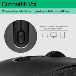 HP 695 Rechargeable Wireless Mouse - Vista aggiuntiva 4