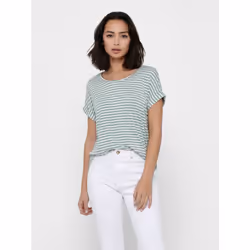 ONLY 15206243, Maglietta, Adulto, Femmina, Verde, Jadeite, S