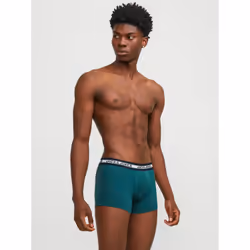 Jack & Jones 5715095183013 Pantaloncino Boxer corto Nero, Borgogna, Grafite, Verde, Grigio - Vista aggiuntiva 7