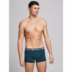 Jack & Jones 5715095183037 Pantaloncino Boxer corto Nero, Borgogna, Grafite, Verde, Grigio - Vista aggiuntiva 5