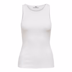 ONLY 15234659 Canottiera Scollo rotondo Senza maniche Cotone, Elastan