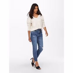 ONLY 15224360, Pullover, Adulto, Femmina, Grigio, XS, Monocromatico