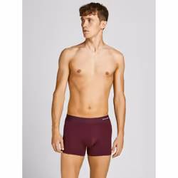 Jack & Jones 12198852 Boxer corto Nero, Bordeaux, Blu marino