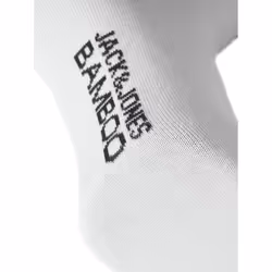 Jack & Jones 5715211634269 calzino Unisex Calzini per scarpe da ginnastica Bianco 5 paio/a - Vista aggiuntiva 4
