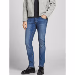 Jack & Jones 12184473, Jeans, Adulto, Blu, Cotone, Elastan, Non candeggiare, Lavaggio delicato (30 °C)
