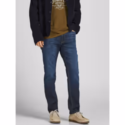 Jack & Jones 12204600, Blu, Jeans, Cotone, Elastan, Poliestere, Non candeggiare, Non asciugare in asciugatrice, Lavaggio deli ...