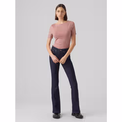 Vero Moda 5715366876606 camicia e top Maglietta Manica corta Modal, Cotone, Elastan - Vista aggiuntiva 4