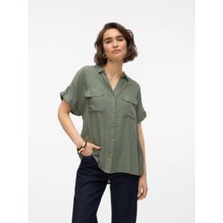 Vero Moda VMBUMPY Shirt,10310139,XS Camicia Manica corta Viscosa