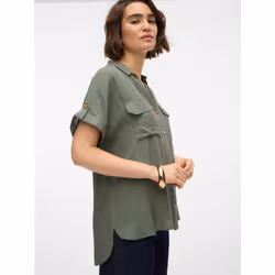Vero Moda VMBUMPY Shirt,10310139,XS Camicia Manica corta Viscosa - Vista aggiuntiva 5