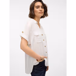 Vero Moda VMBUMPY Shirt,10310139,XS Camicia Manica corta Viscosa - Vista aggiuntiva 5