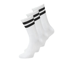 Jack & Jones 12260082 Calze al ginocchio Bianco 3 paio/a