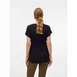 Vero Moda 5715603778182 Parte superiore (abbigliamento) Scollo rotondo Manica corta Viscosa, Elastan - Vista aggiuntiva 2