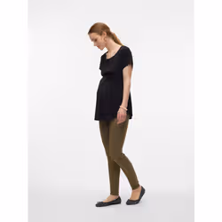 Vero Moda 5715603778182 Parte superiore (abbigliamento) Scollo rotondo Manica corta Viscosa, Elastan - Vista aggiuntiva 4