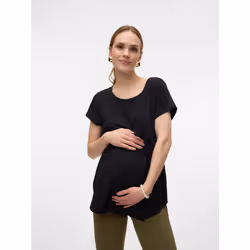Vero Moda 5715603778182 Parte superiore (abbigliamento) Scollo rotondo Manica corta Viscosa, Elastan - Vista aggiuntiva 6