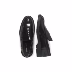 Jack & Jones 12268369_2161_45 Scarpa Mocassini Maschio Nero - Vista aggiuntiva 4
