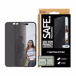 PanzerGlass SAFE. by ® Privacy Screen Protector iPhone 16 Pro Max | Ultra-Wide Fit Pellicola proteggischermo trasparente Apple 1 pz - Vista aggiuntiva 2