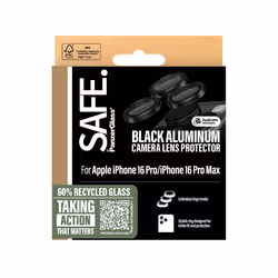PanzerGlass SAFE. by ® Camera Lens Protector Black iPhone iPhone 16 Pro | 16 Pro Max Pellicola proteggischermo trasparente Apple 1 pz - Vista aggiuntiva 3