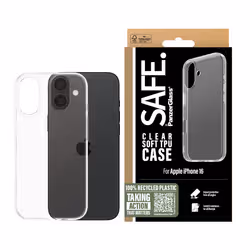 PanzerGlass SAFE. by ® TPU Case Transparent iPhone 16 custodia per cellulare Cover Trasparente - Vista aggiuntiva 2