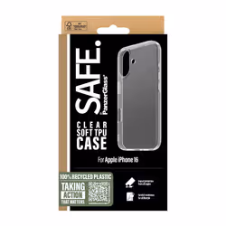 PanzerGlass SAFE. by ® TPU Case Transparent iPhone 16 custodia per cellulare Cover Trasparente - Vista aggiuntiva 3