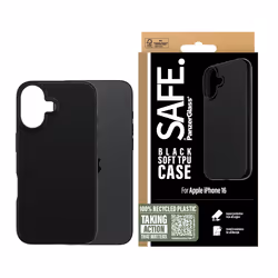 PanzerGlass SAFE by PG TPU Case 2024 6.1Inch Blk custodia per cellulare Cover Trasparente
