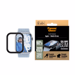 PanzerGlass PG Scrn Snap FB Slim BlK Watch 41mm 2024 Trasparente Polietilene tereftalato (PET)