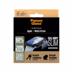 PanzerGlass PG Scrn Snap FB Slim BlK Watch 41mm 2024 Trasparente Polietilene tereftalato (PET)