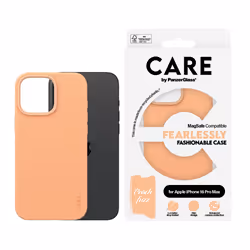 PanzerGlass CARE by PG Peachy MagS iPhone16 6.9 Pro custodia per cellulare Cover Trasparente