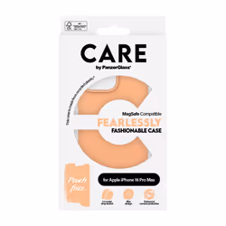 PanzerGlass CARE by PG Peachy MagS iPhone16 6.9 Pro custodia per cellulare Cover Trasparente
