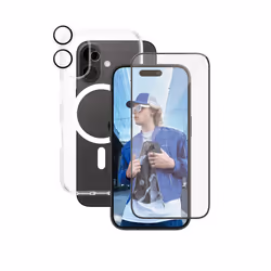 PanzerGlass CARE Flagship 3-in-1 Bundle iPhone 16
