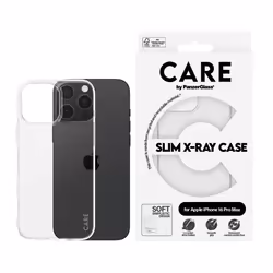 PanzerGlass CARE by PG TP X-Ray Soft B iPhone16P 6.9 custodia per cellulare Cover Trasparente