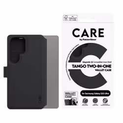 PanzerGlass CARE™ by ® Tango 2-in-1 Wallet Case w. Qi Compatible Samsung Galaxy S25 Ultra custodia per cellulare Cover Nero - Vista aggiuntiva 3