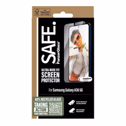 PanzerGlass SAFE. by ® Screen Protector Samsung Galaxy A36 5G | Ultra-Wide Fit w. EasyAligner Pellicola proteggischermo trasparente 1 pz - Vista aggiuntiva 3