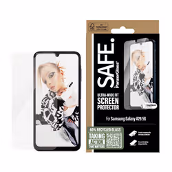 PanzerGlass SAFE. by ® Screen Protector Samsung Galaxy A26 5G | Ultra-Wide Fit w. EasyAligner Pellicola proteggischermo trasparente 1 pz - Vista aggiuntiva 2