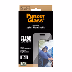 PanzerGlass ® Screen Protector iPhone 17 Pro Max | Classic Fit w. EasyAligner Pellicola proteggischermo trasparente Apple 1 pz - Vista aggiuntiva 3