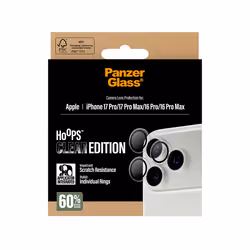 PanzerGlass ® Hoops® Trasparente Protezione Fotocamere iPhone 17 Pro | iPhone 17 Pro Max | iPhone 16 Pro | 16 Pro Max - Vista aggiuntiva 3