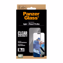 PanzerGlass ® Screen Protector iPhone 17 Pro Max | Ultra-Wide Fit w. EasyAligner Pellicola proteggischermo trasparente Apple 1 pz - Vista aggiuntiva 3