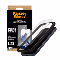 PanzerGlass ® Screen Protector iPhone 17 Pro Max | Ultra-Wide Fit w. EasyAligner Pellicola proteggischermo trasparente Apple 1 pz - Vista aggiuntiva 5
