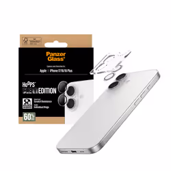 PanzerGlass ® Hoops® Trasparente Protezione Fotocamere iPhone 17 | iPhone 16 | 16 Plus - Vista aggiuntiva 5