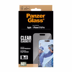 PanzerGlass ® Screen Protector iPhone 17 | iPhone 16 Pro | Classic Fit w. EasyAligner Pellicola proteggischermo trasparente Apple 1 pz - Vista aggiuntiva 3