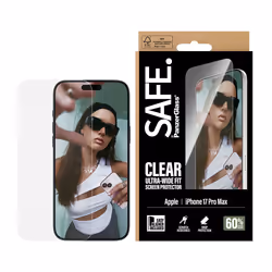 PanzerGlass SAFE. by ® Screen Protector iPhone 17 Pro Max | Ultra-Wide Fit w. EasyAligner Pellicola proteggischermo trasparente Apple 1 pz - Vista aggiuntiva 2