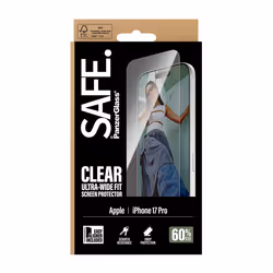 PanzerGlass SAFE. by ® Screen Protector iPhone 17 Pro | Ultra-Wide Fit w. EasyAligner Pellicola proteggischermo trasparente Apple 1 pz - Vista aggiuntiva 3