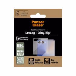 PanzerGlass ® Screen Protector Samsung Galaxy Z Flip7 | Classic Fit Pellicola proteggischermo trasparente 1 pz - Vista aggiuntiva 3