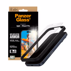 PanzerGlass ® Anti-Reflective Armor Screen Protector iPhone 17 Pro w. EasyAligner Pellicola proteggischermo trasparente Apple 1 pz - Vista aggiuntiva 4