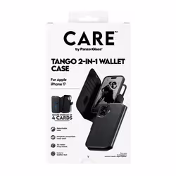 PanzerGlass CARE™ by ® Tango 2-in-1 Wallet Case w. MagSafe iPhone 17 custodia per cellulare Cover Nero - Vista aggiuntiva 3