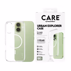 PanzerGlass CARE by ® Flagship Cover Trasparente Urban Explorer con MagSafe Bianco iPhone 17 - Vista aggiuntiva 2