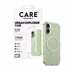 PanzerGlass CARE by ® Flagship Cover Trasparente Urban Explorer con MagSafe Bianco iPhone 17 - Vista aggiuntiva 5