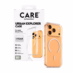 PanzerGlass CARE by ® Flagship Cover Trasparente Urban Explorer con MagSafe Bianco iPhone 17 Pro - Vista aggiuntiva 5
