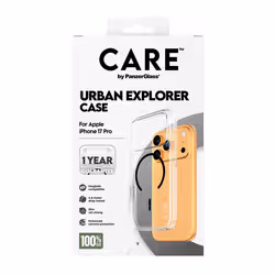 PanzerGlass CARE™ by ® Urban Explorer Case Transparent w. Black MagSafe iPhone 17 Pro custodia per cellulare Cover Nero - Vista aggiuntiva 3